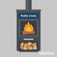 Schéma poêle à bois