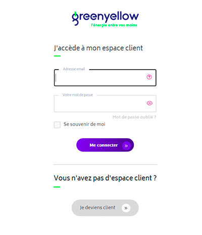 connexion espace client greenyellow