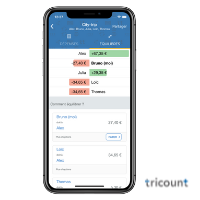 visuel application tricount