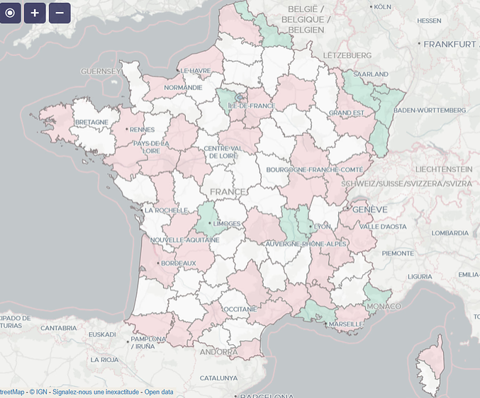 carte arcep fibre cablee