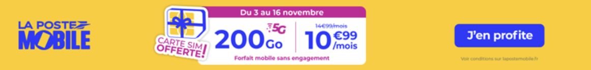 la postem obile 200 go