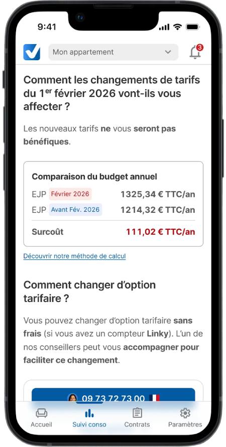 Diagnostic EJP My Selectra