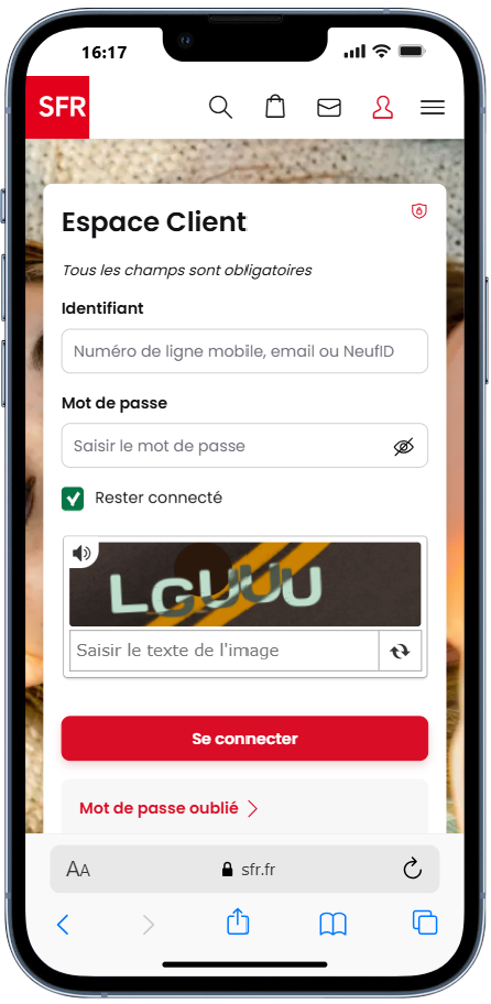 Espace client SFR