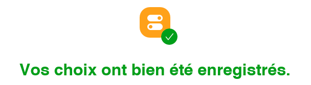 Formulaire EDF pour refuser le partage des données personnelles
