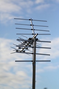 Antenne sur un toit