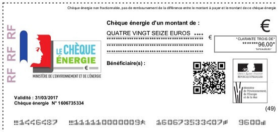 cheque energie