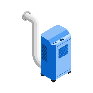 climatiseur mobile simple tuyau