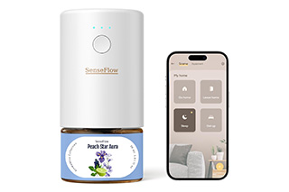 Diffuseur connecté d'huiles essentielles Senseflow