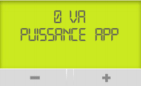 Ecran Linky affichage VA Puissance app