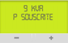 Ecran Linky affichage KVA Puissance souscrite