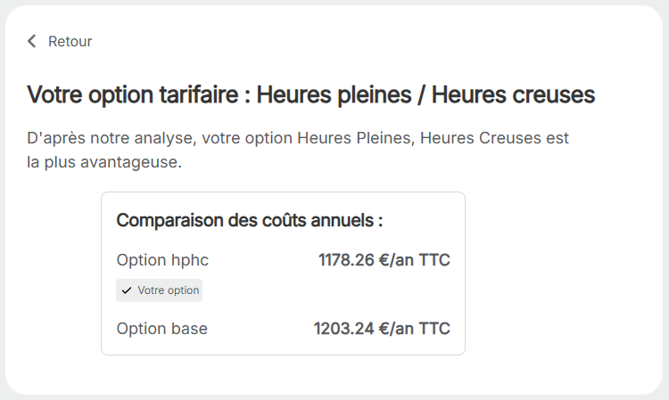 indication plages horaires sur myselectra