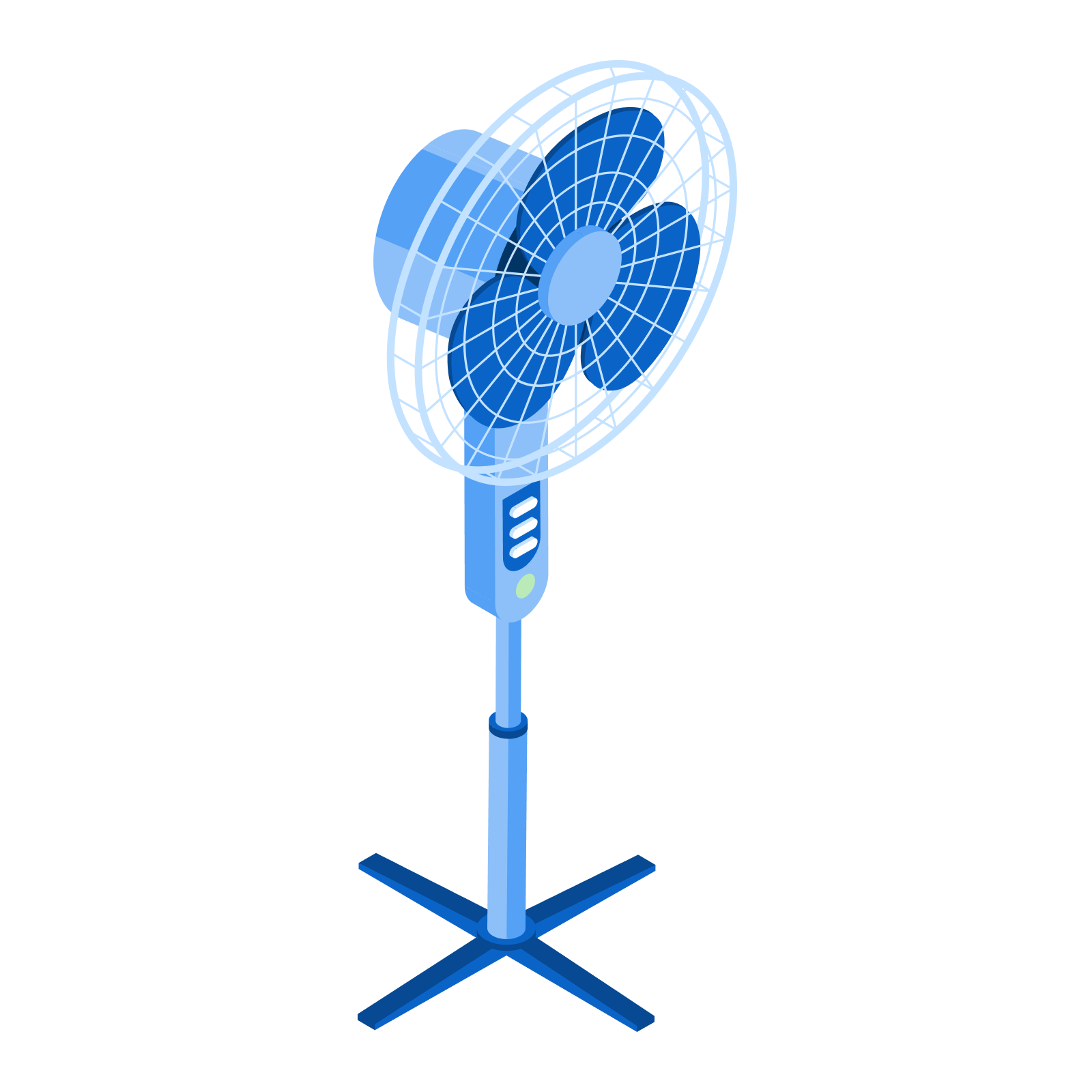 ventilateur à pied réglable