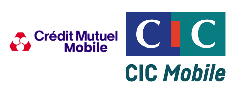 logo CIC Mobile et Crédit Mutuel Mobile