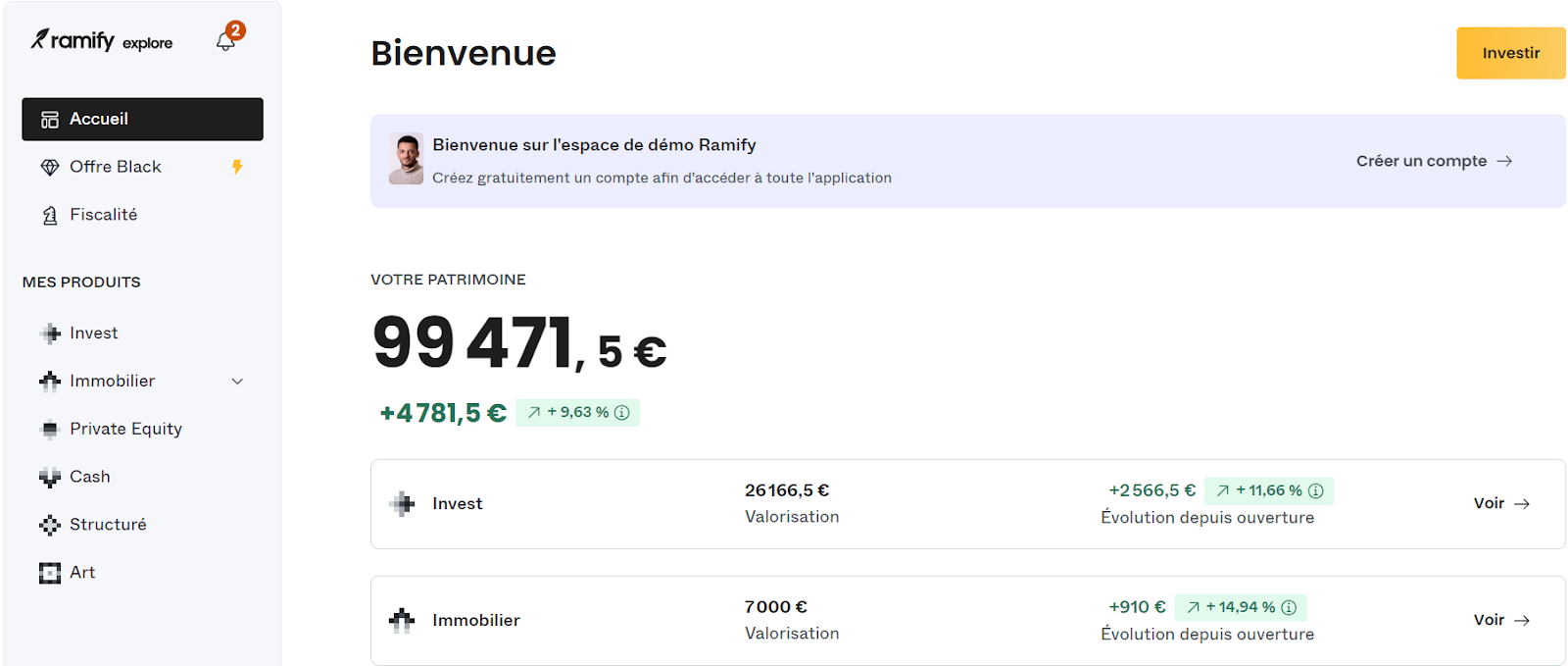 Ramify espace client