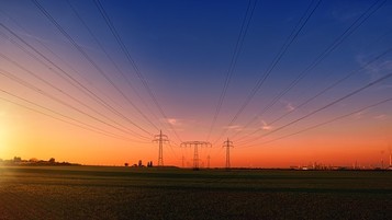 Réseau d'électricité zone rurale