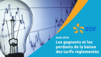 baisse tarif electricite aout 2018 gagnants perdants