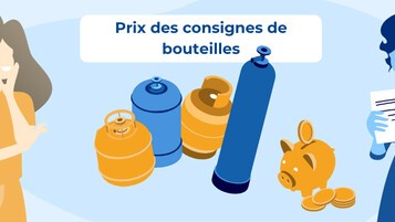 Etape par étape : comment fonctionne la consignation d'une bonbonne de gaz.
