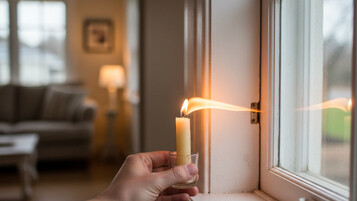 Vous avez froid près de la fenêtre ? Faites le test de la bougie, le résultat va vous surprendre