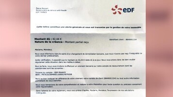 Nouvelle arnaque EDF : « Le montant est faible pour ne pas éveiller les soupçons »