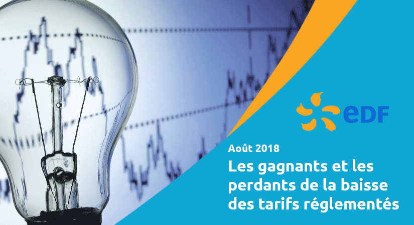 baisse tarif electricite aout 2018 gagnants perdants