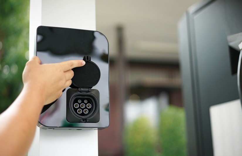 Borne de recharge pour véhicule électrique