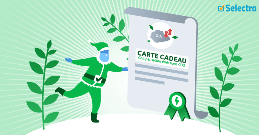père noël vert offre certificat compensation carbone