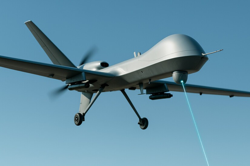 Ce n'est plus de la SF : ils envoient de l'électricité par laser pour recharger des drones en plein vol