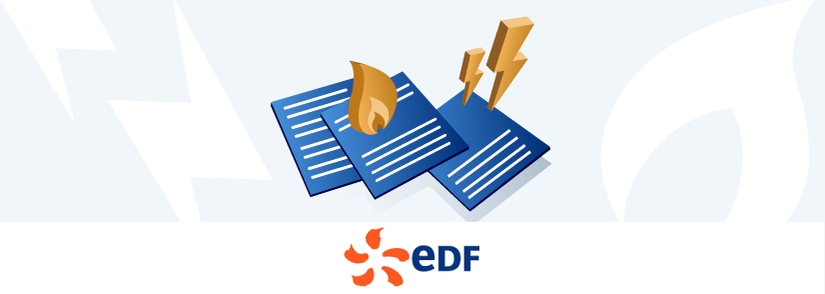 facture fournisseur edf électricité et gaz