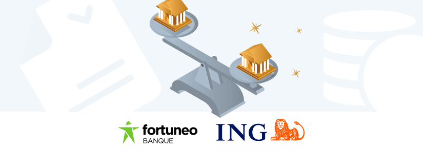 Quelle banque en ligne choisir entre ING et Fortuneo ?