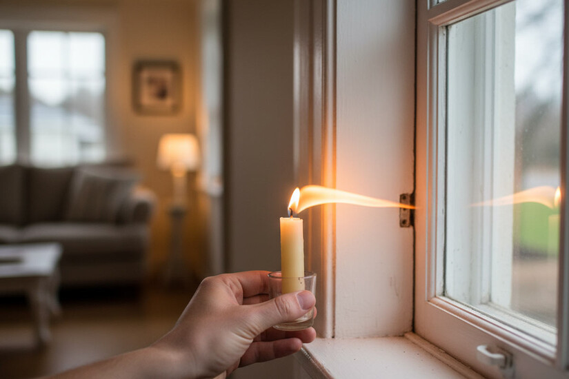 Vous avez froid près de la fenêtre ? Faites le test de la bougie, le résultat va vous surprendre