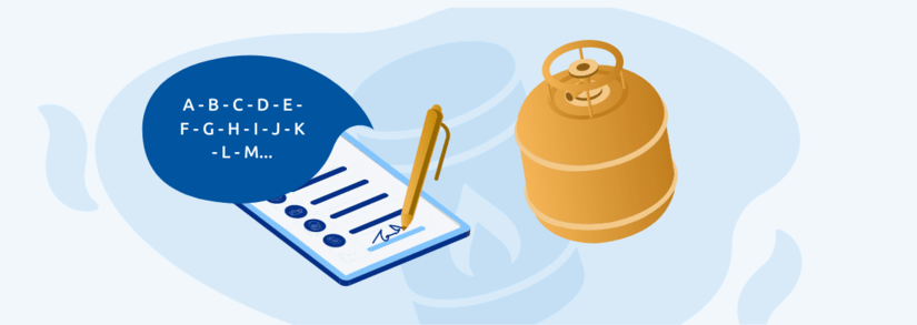 dictionnaire bouteille de gaz