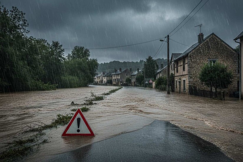 Pluies, inondations, vent : Météo France place 85 départements en vigilance (et 2 en alerte maximale)