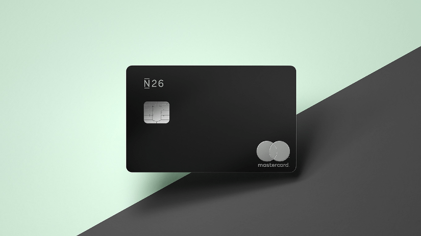 La carte métal de la néobanque N26.
