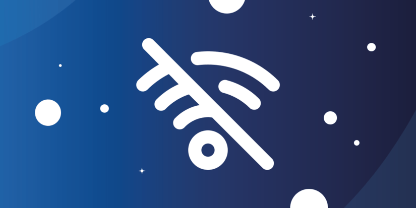 symbole pas de connexion