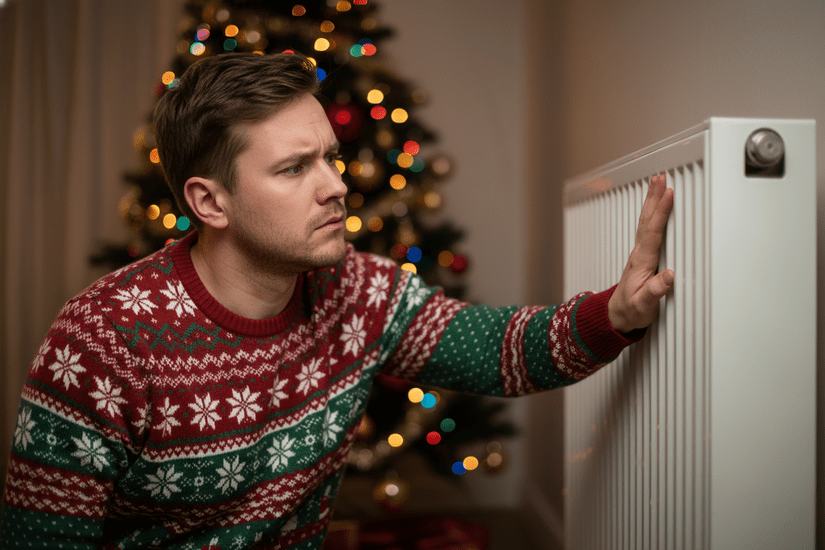 Citerne vide à Noël