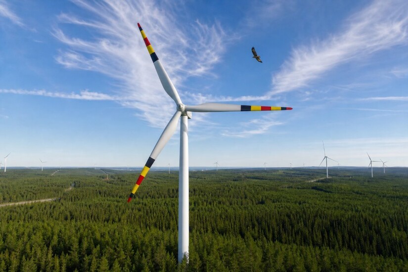 Peindre les éoliennes en rouge et jaune : la solution pour sauver des milliers d'oiseaux ?