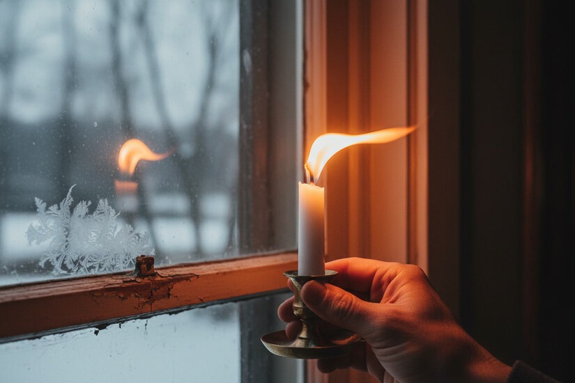 Votre radiateur tourne à fond ? Faites le test de la bougie (la solution est à 5€)