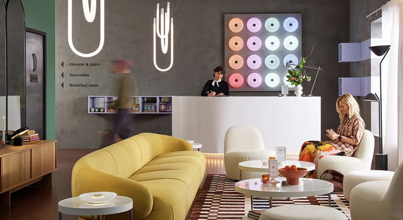 La célèbre lampe donut Varmblixt d’Ikea se connecte à la maison